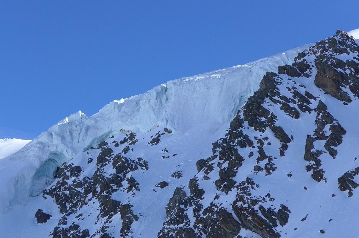 Eisbruch am Gletscher