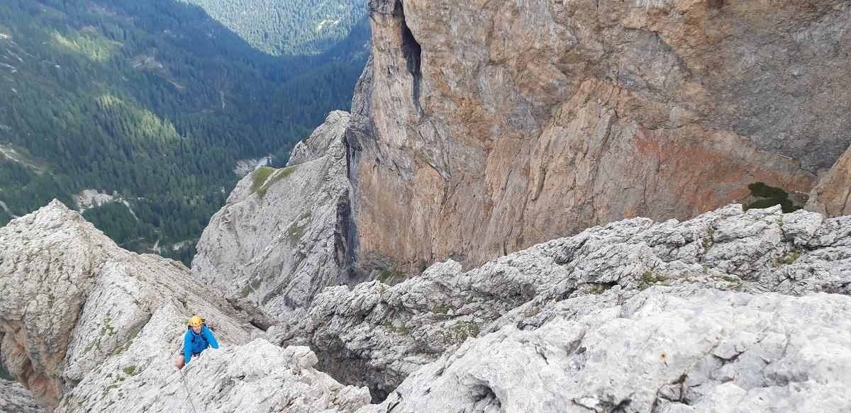 Geführte Klettertour auf der Bügeleisenkante in den Lienzer Dolomiten